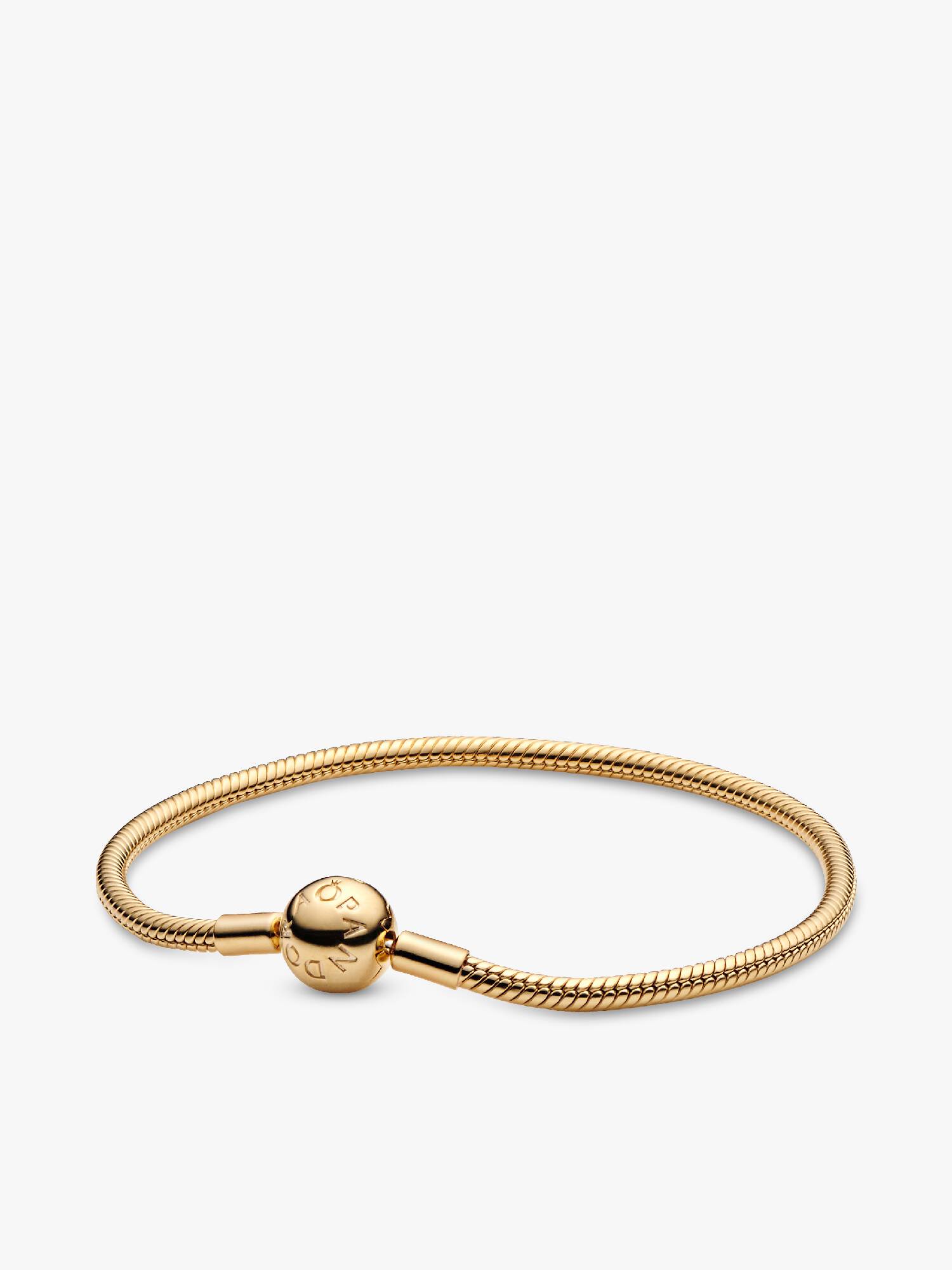 Brazalete cadena de serpiente Pandora Moments Bañado en Oro de 14k