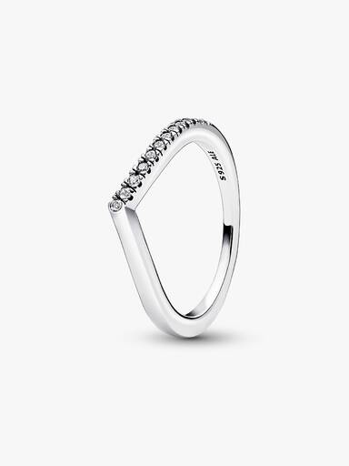 Anillo Medio Deseo Brillante de Pandora Timeless