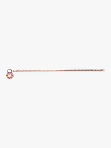 Pulsera Candado Resplandor Heráldico, PANDORA Rose™ y Cristales Rosa y Violeta