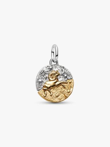 Charm medallón Colgante Signo del Zodiaco Aries