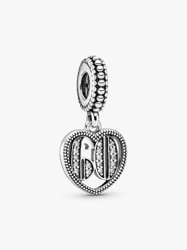 Charm Colgante Celebración De 60 Años Talla única