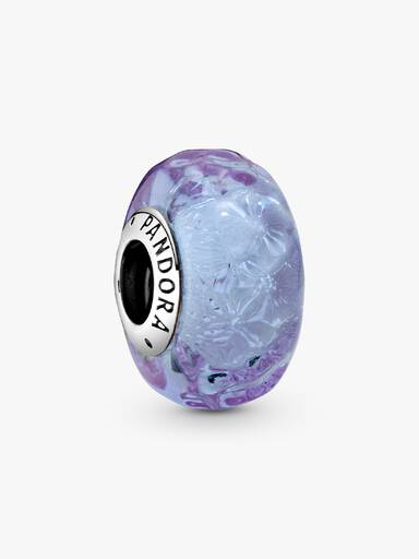 Charm de Cristal de Murano Lavanda Morado Talla única