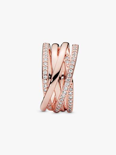 Anillo Brillos Alternos 56