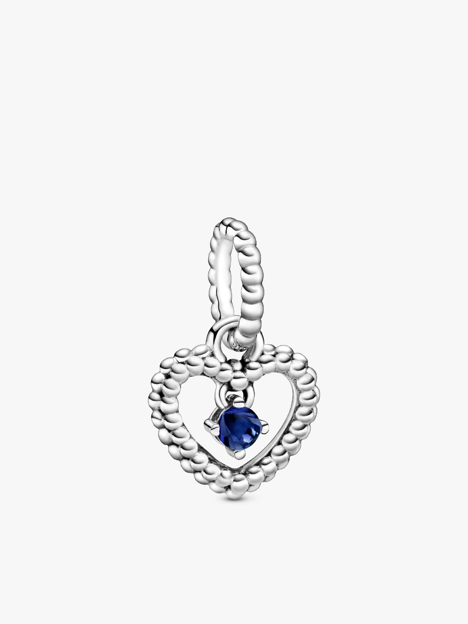 Charm Colgante Corazón con Piedra Natal de Septiembre