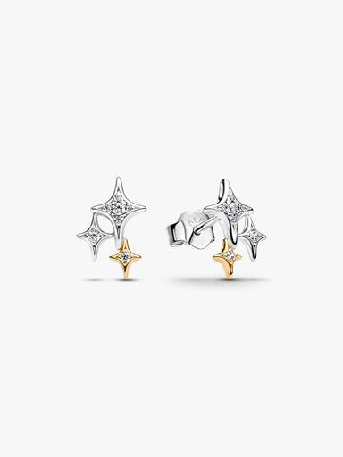Aros de Botón triple estrella