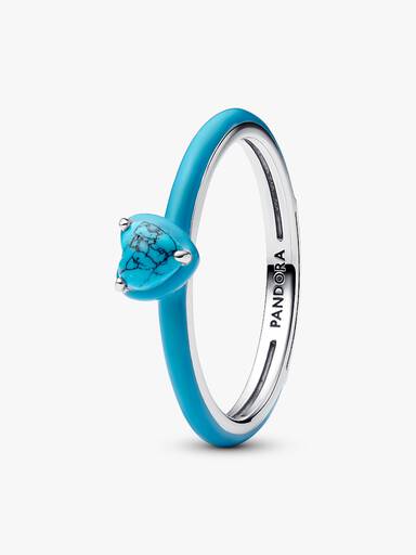 Anillo Corazón Turquesa