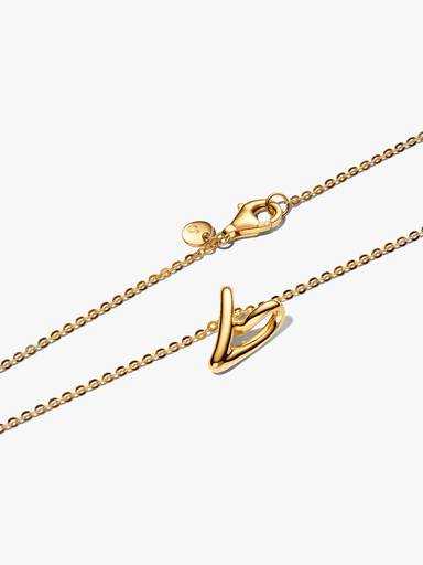 Collar con dije pequeño Corazón de forma orgánica