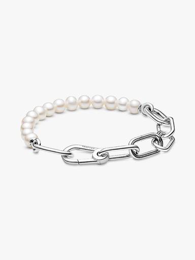 Brazalete De Perlas Cultivadas De Agua Dulce Pandora Me 15 cm