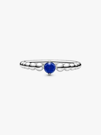 Anillo de Cuentas Azul Mar de Septiembre