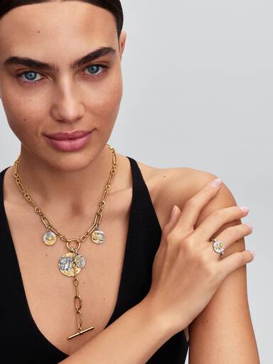 Collar de cadena Y de eslabones