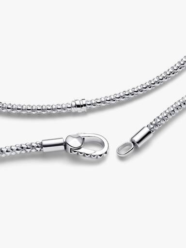 Brazalete Pandora Moments Cadena y Cierre con Tachuelas 16 cm