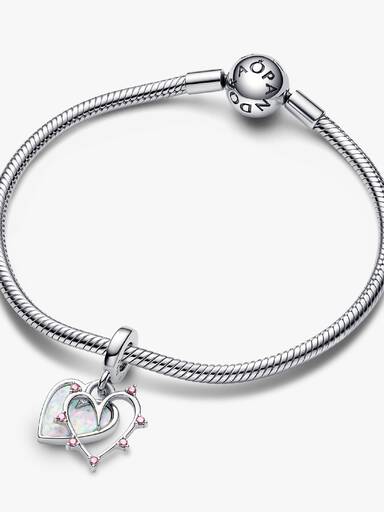 Charm Colgante Doble Amistad Opalescente Talla única