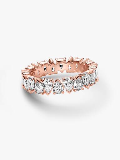 Anillo Brillos Alternos 56