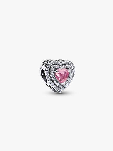 Charm Corazón Nivelado Brillante
