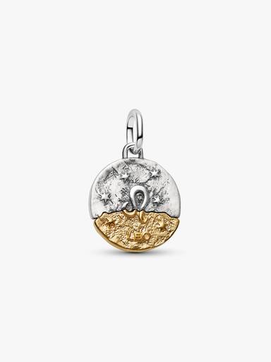 Charm medallón del signo del zodiaco Leo