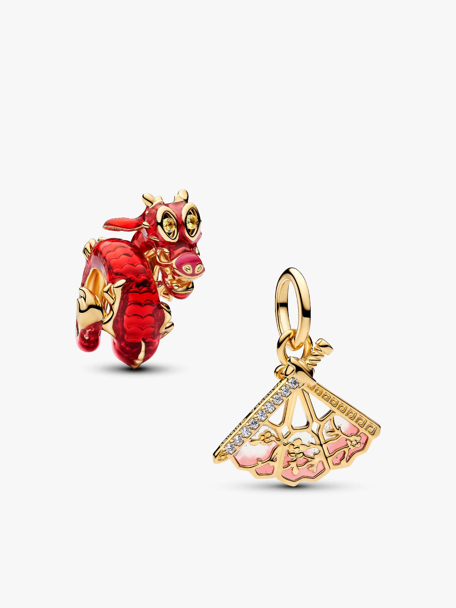 Dúo de charms de Mulán de Disney