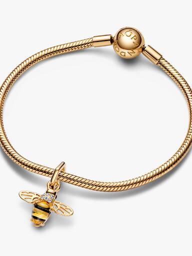 Charm colgante Abeja Brillante