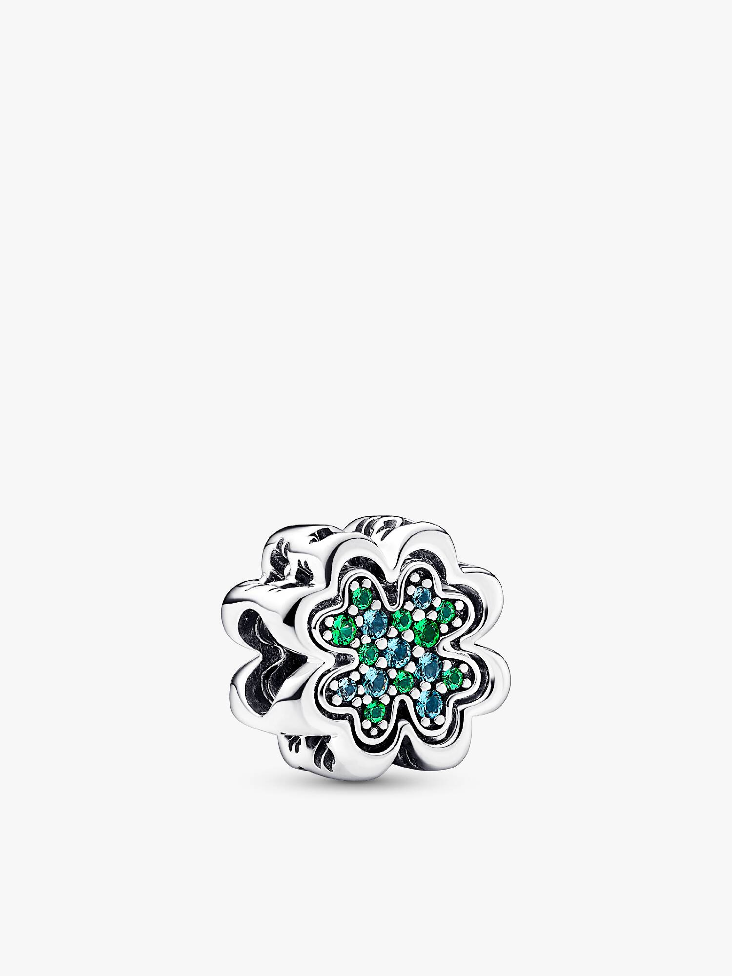 Charm Divisible Trébol de Cuatro Hojas Pandora Plata Esterlina