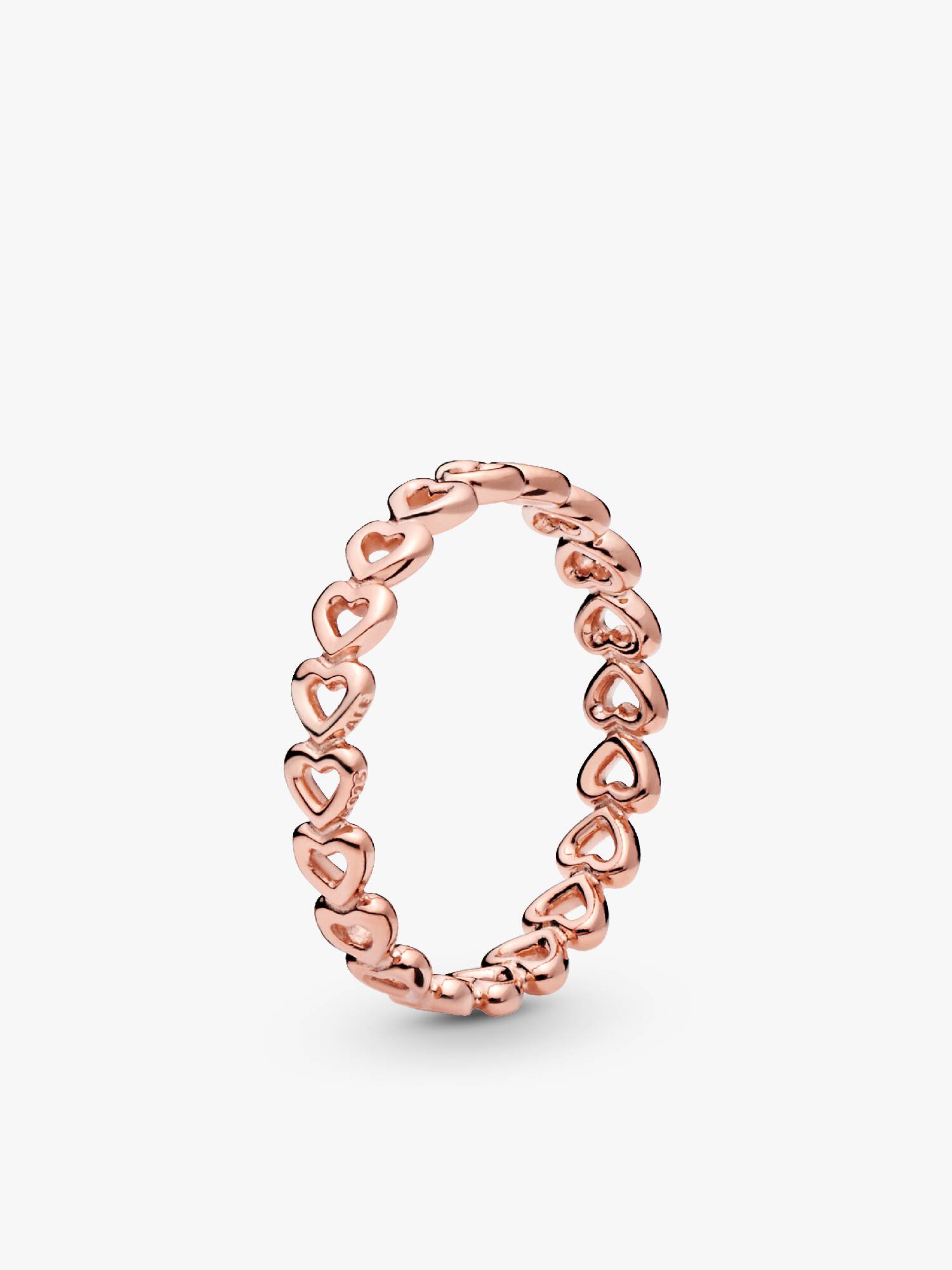 Anillo Banda de corazones