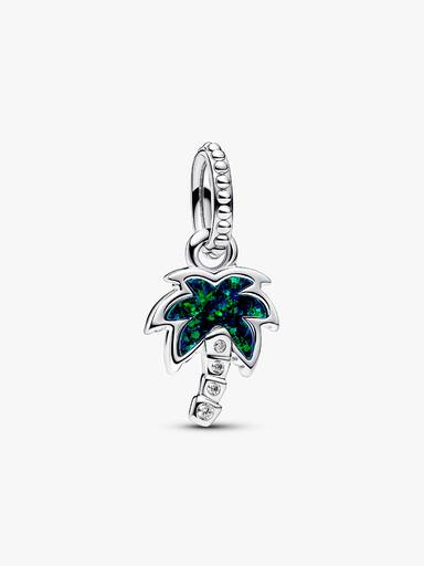 Charm Colgante Palmera Verde Opalescente Talla única