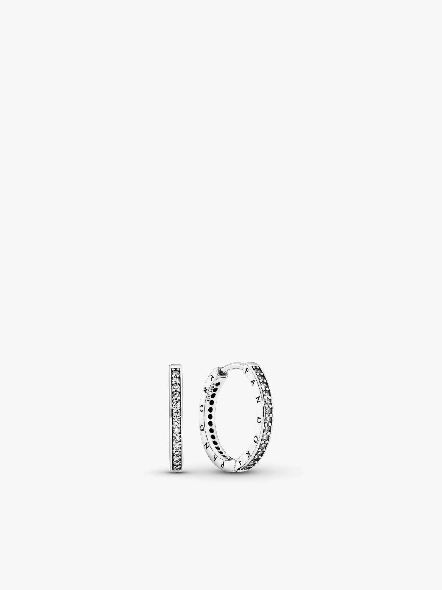 Aros tipo argolla con logo Brillo esplendoroso