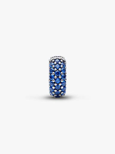 Charm de Clip Piedra Azul Real