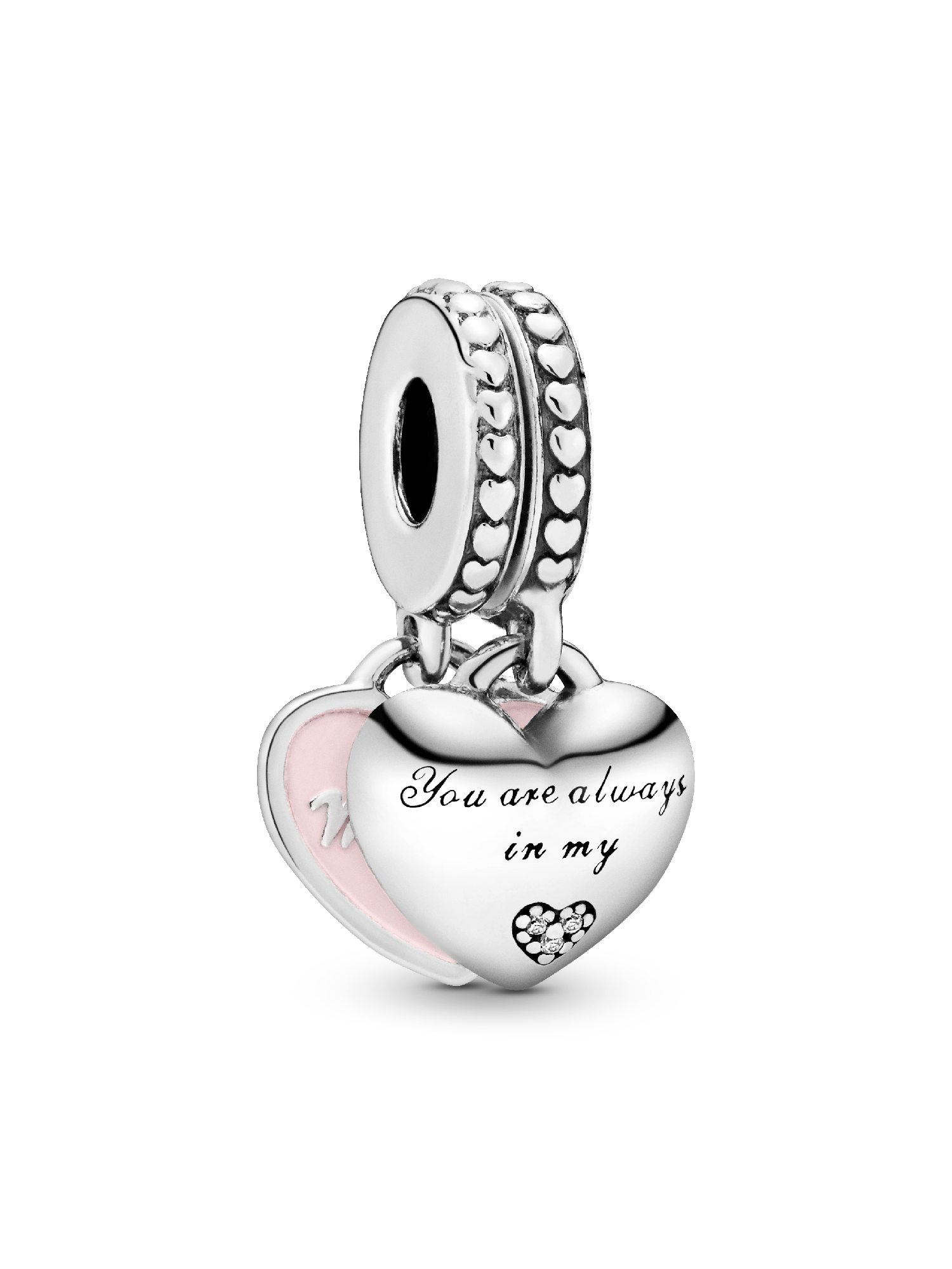 Charm Colgante Corazones De Madre E Hija