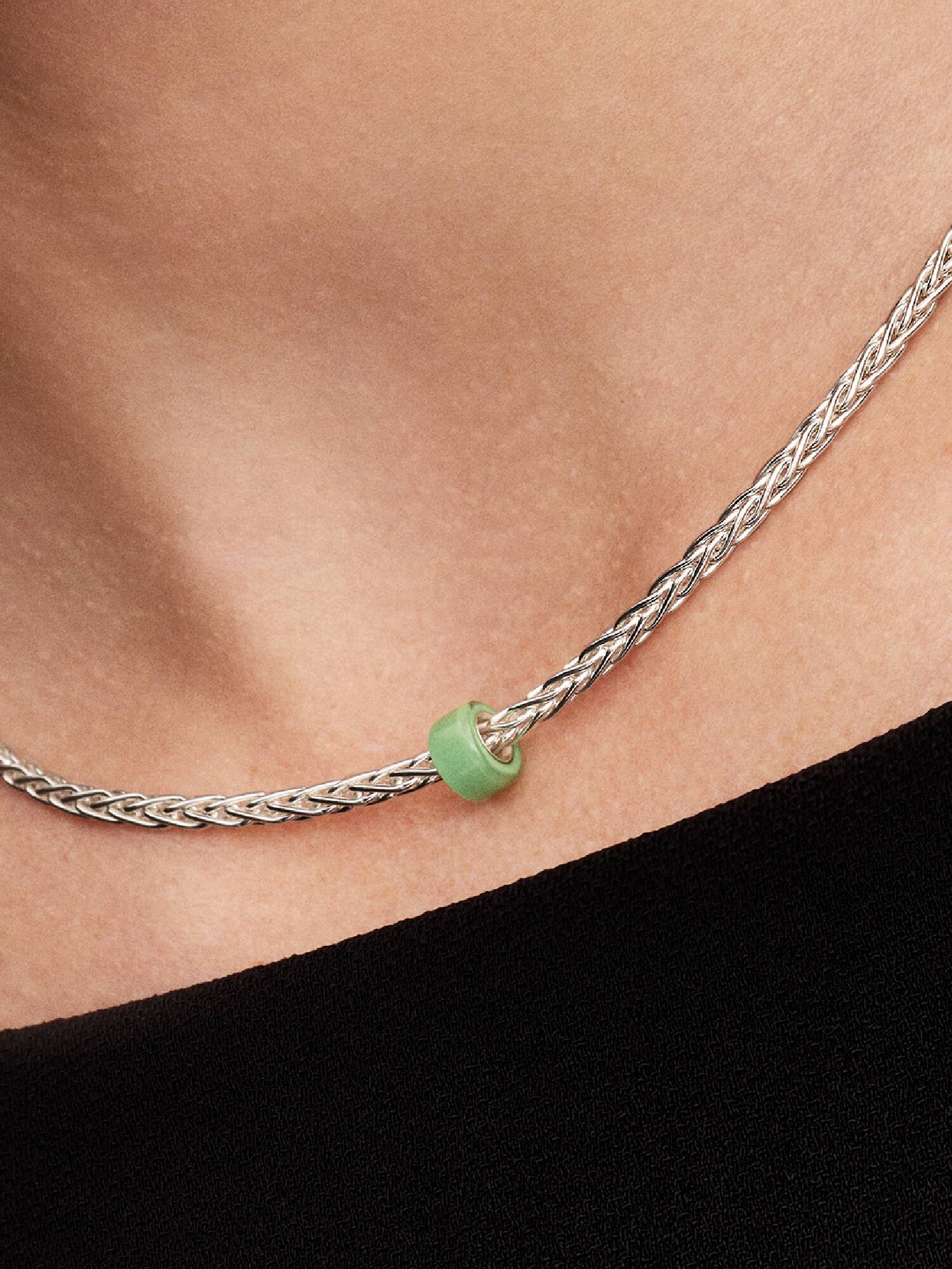 Mini Charm Cristal de Murano Verde