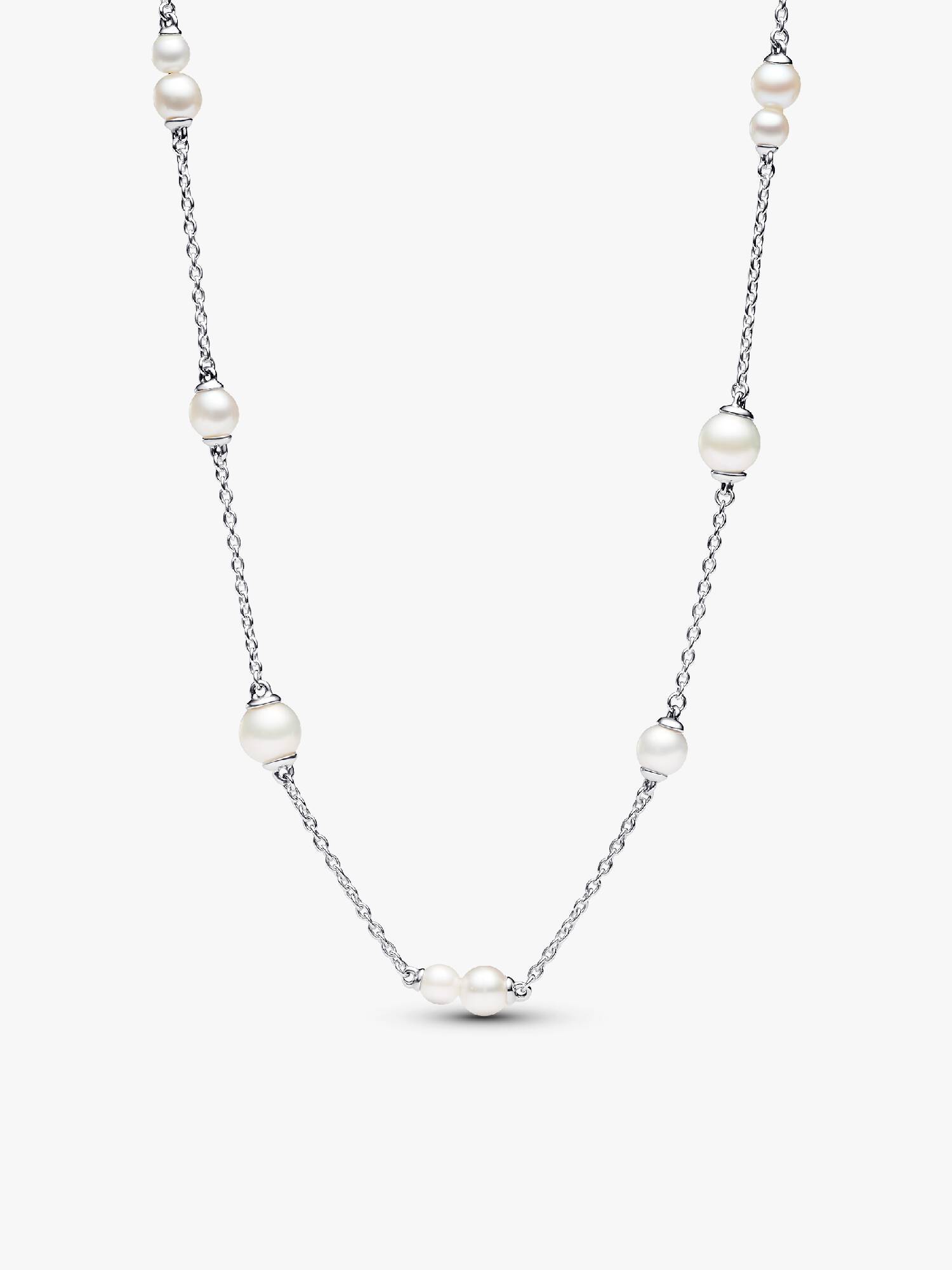 Collar de Cadena Estación Perlas Cultivadas de Agua Dulce Tratadas 45 cm