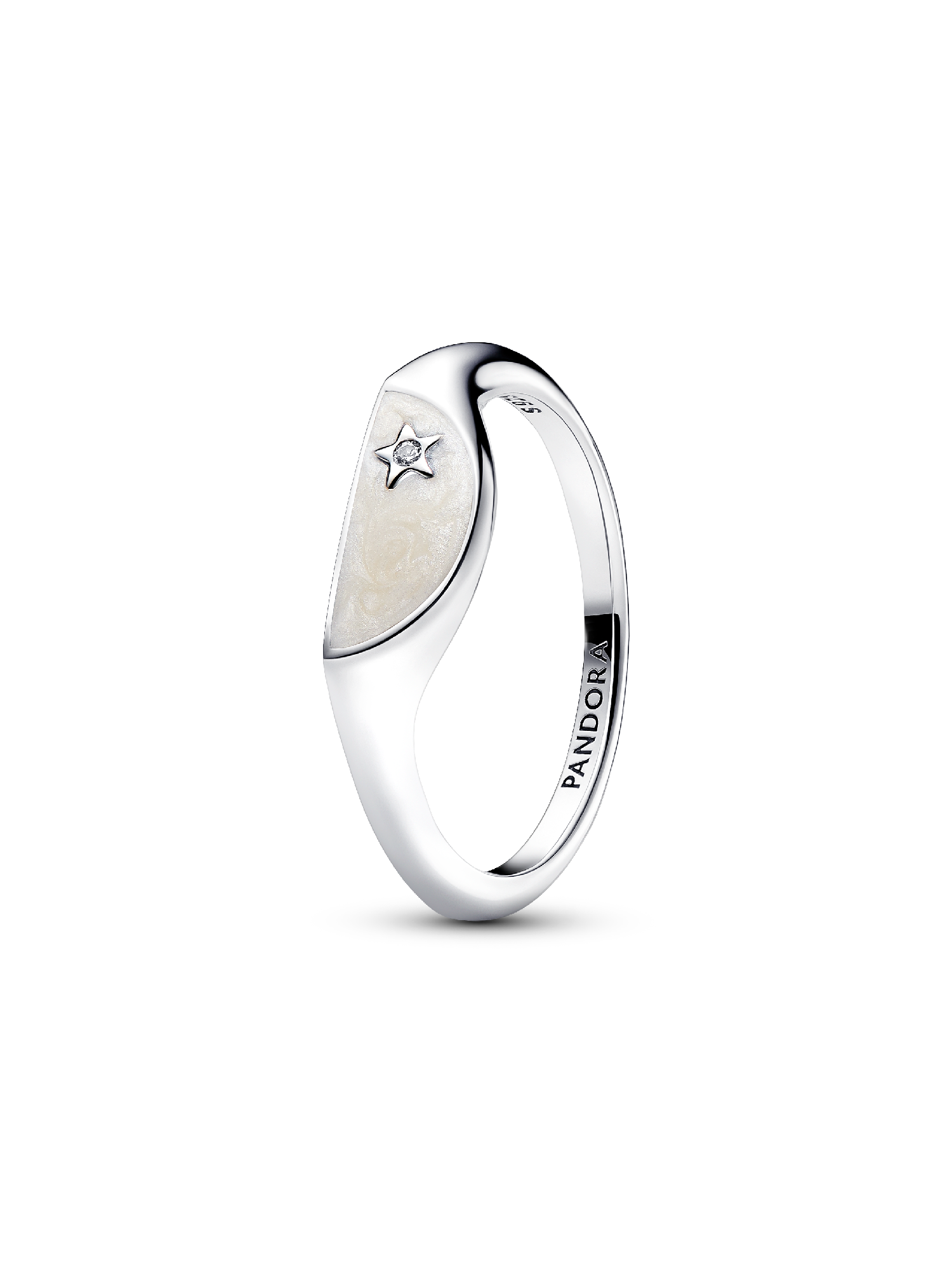 Anillo Pandora ME Mitad Sello Esmaltado Plata