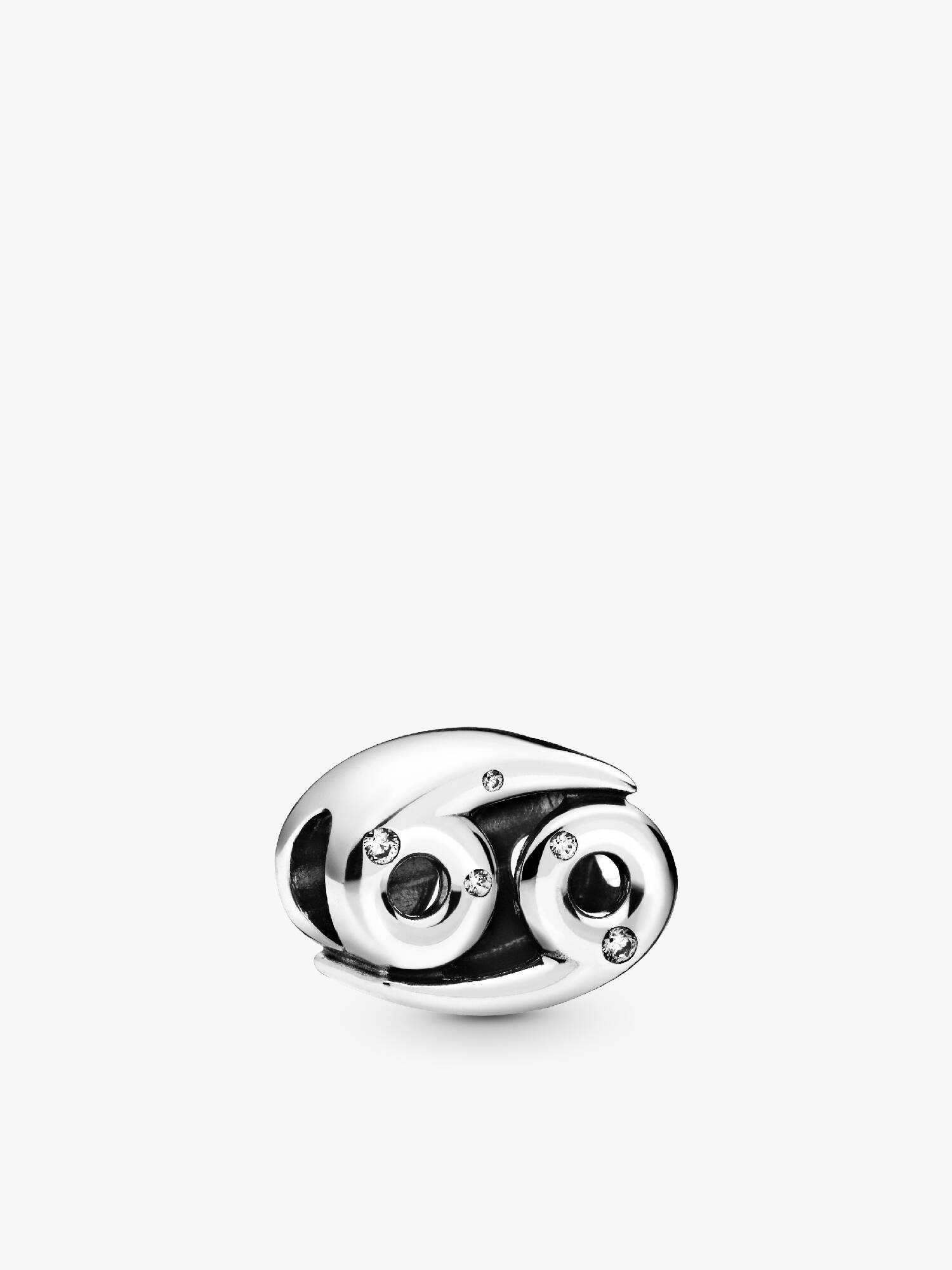 Charm del zodíaco Cáncer resplandeciente Talla única