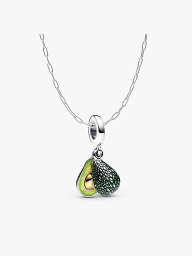 Set Collar con Charm Colgante de Aguacate