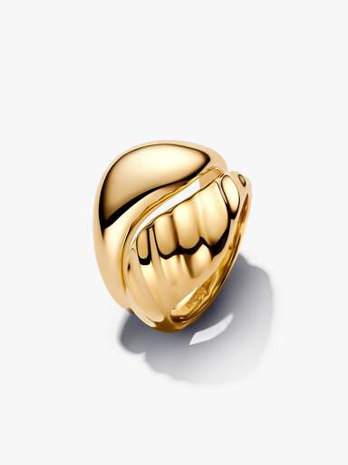 Anillos apilables ondulados