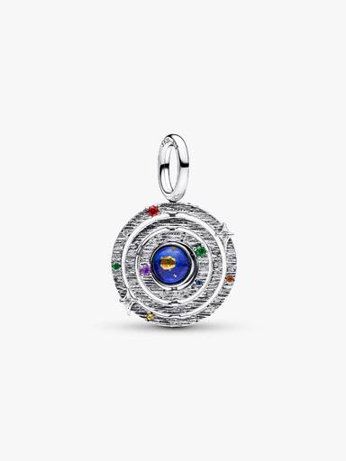 Charm Colgante esfera armiliar giratoria