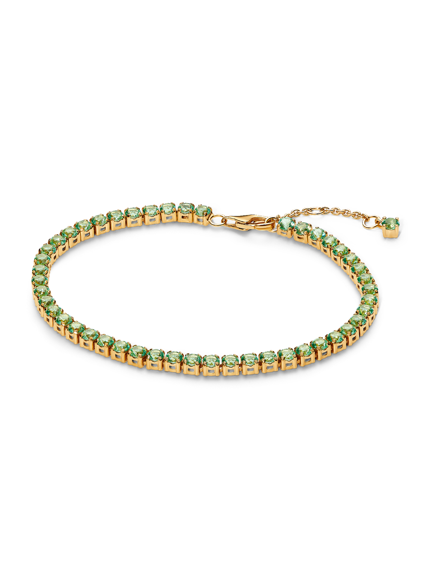 Brazalete de tenis verde brillante