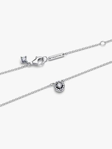 Collar Halo Redondo Brillante