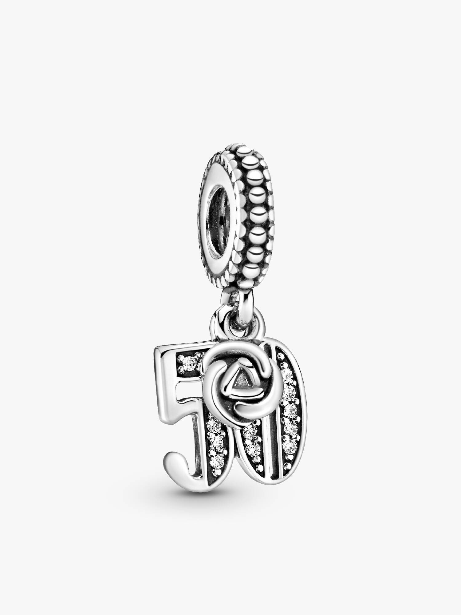 Charm Colgante Zodiaco Acuario Recubrimiento en Oro de 14k Talla única