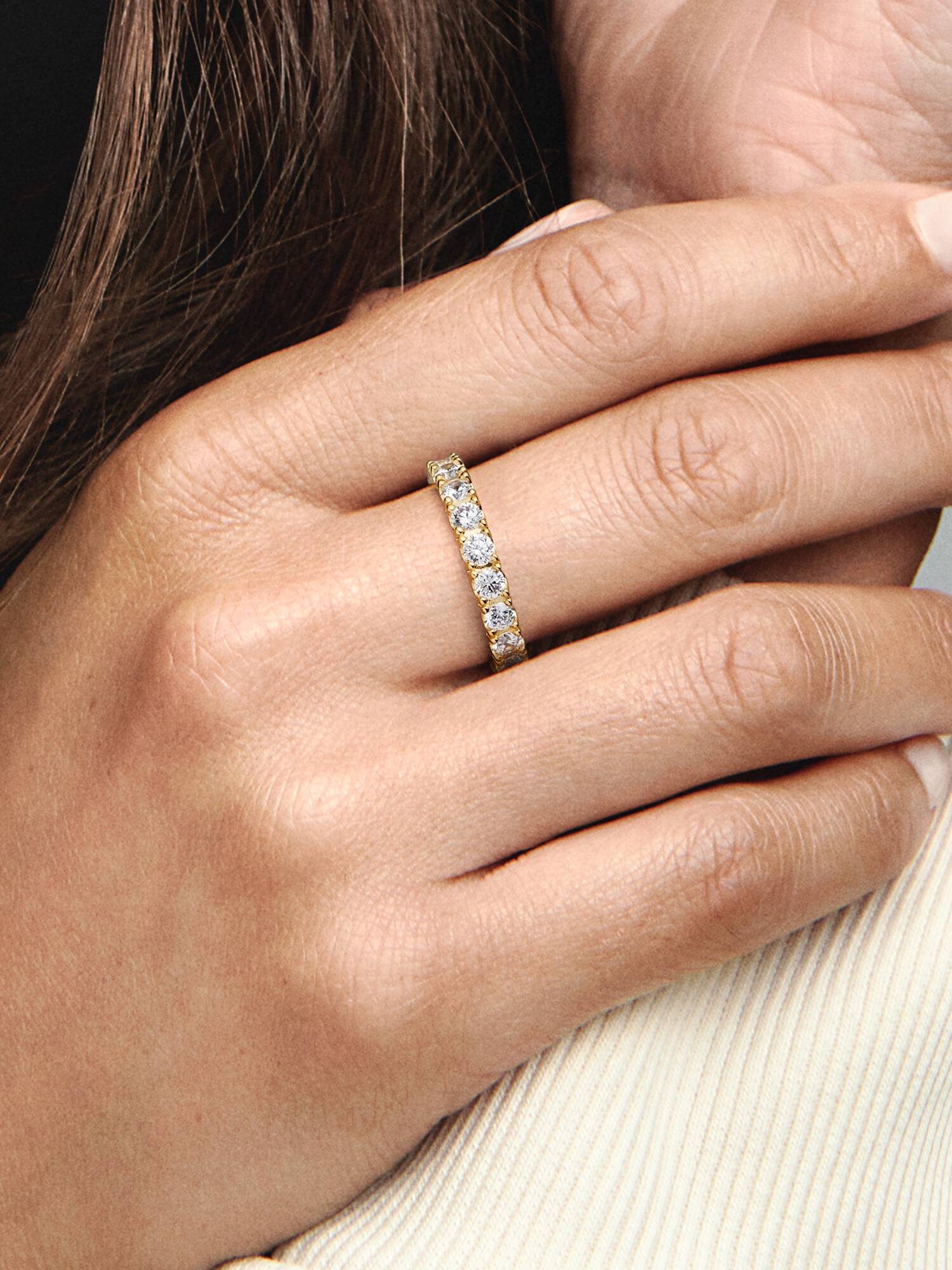 Anillo Eternity Brillante