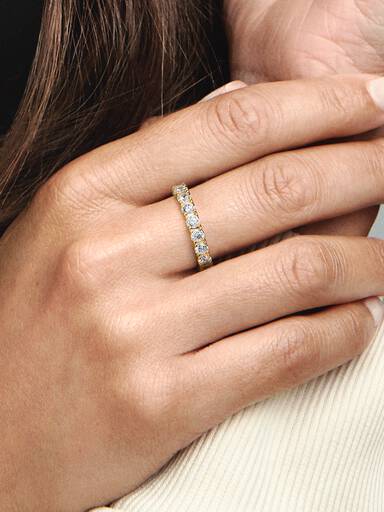 Anillo Eternity Brillante