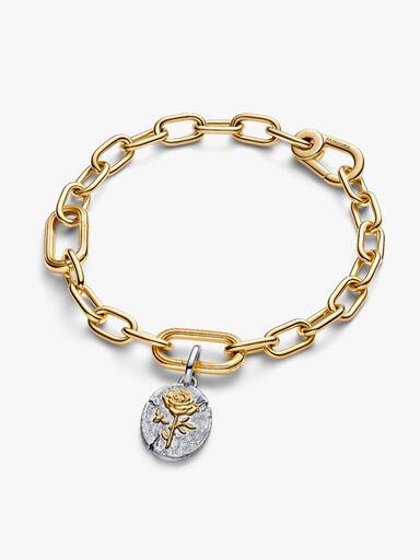 Charm Medallón Rosa