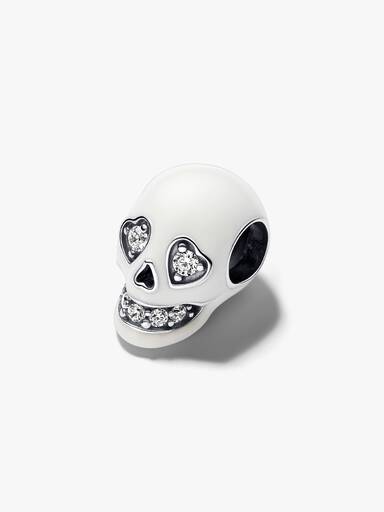 Charm Calavera Brillante que Brilla en la Oscuridad