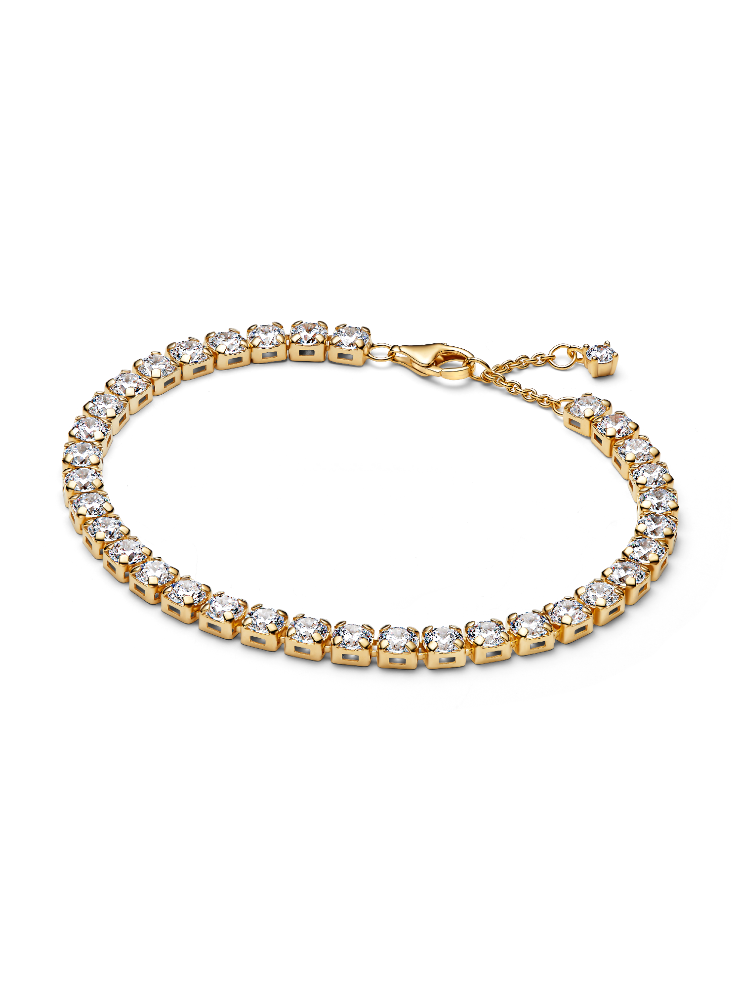 Brazalete de tenis brillante y atrevido
