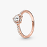 Anillo de Corazón Elevado Brillante Pandora Rose Anillo de Corazón Elevado Brillante Pandora Rose