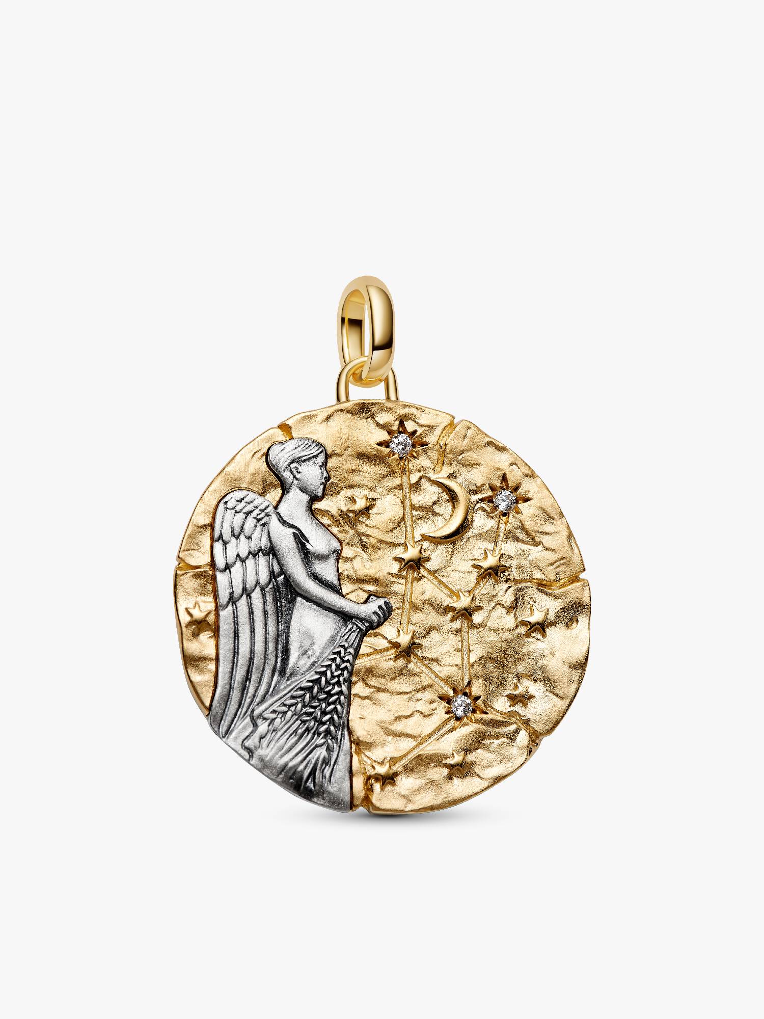 Charm medallón extra grande del signo zodiacal Virgo