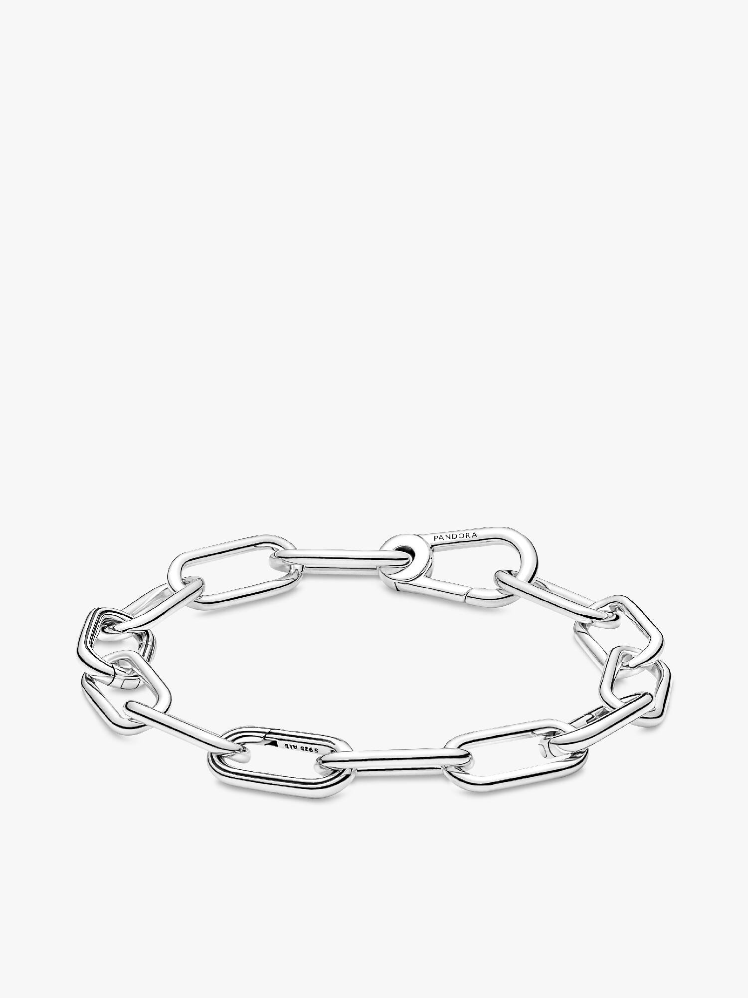 Brazalete De Cadena De Eslabones Tres Conectores Pandora Me