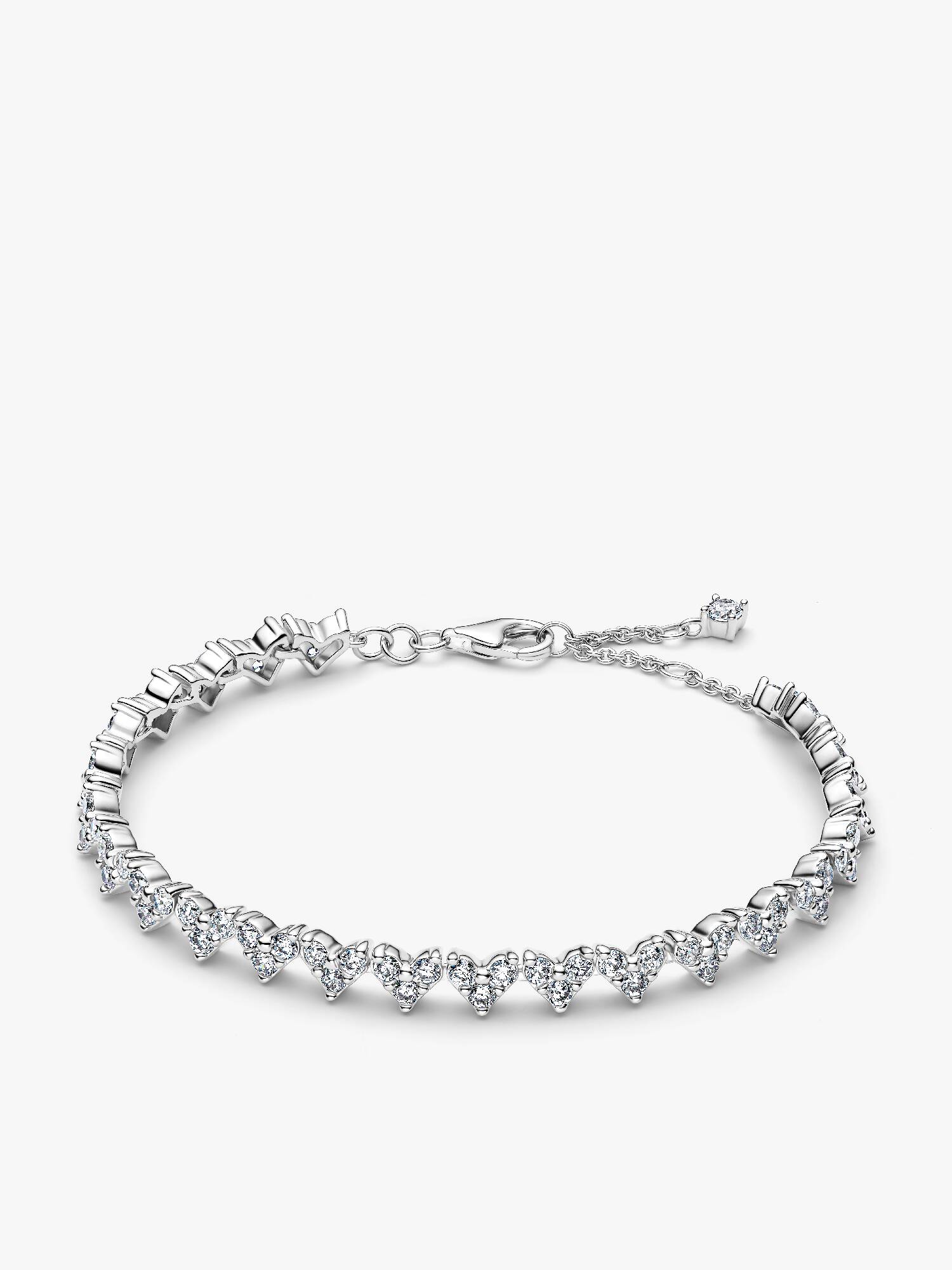 Brazalete Corazón Triple Piedra