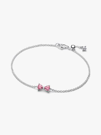Brazalete de cadena de moño