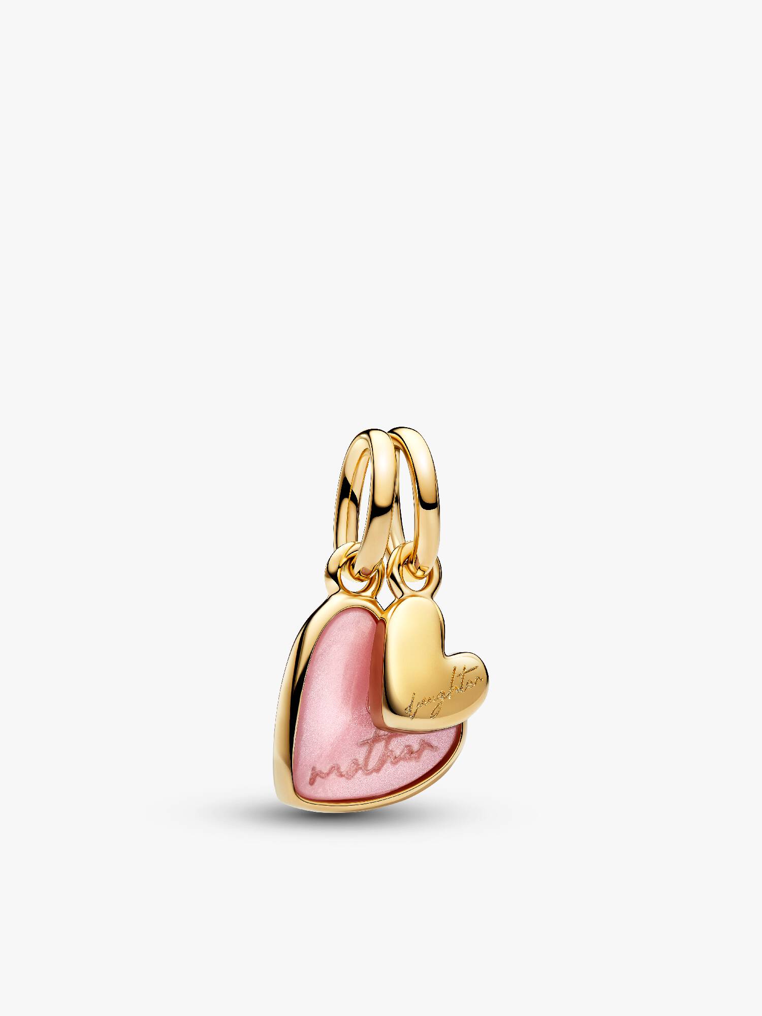 Charm Colgante Corazones separables de Madre e Hija