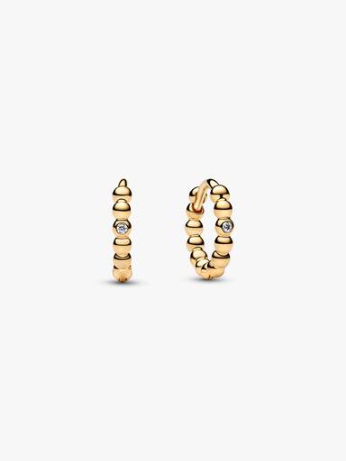 Aros Huggie con cuentas