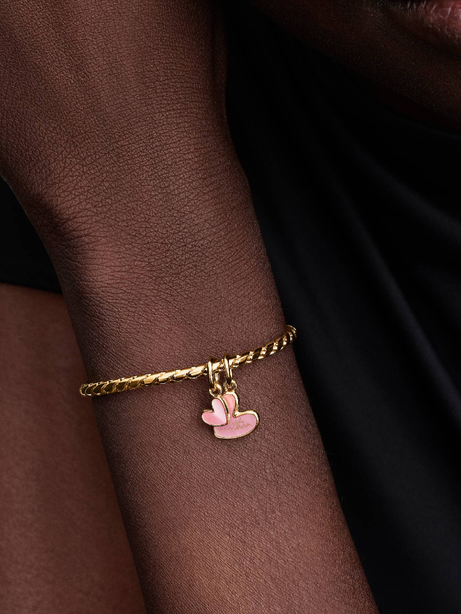 Charm Colgante Corazones separables de Madre e Hija